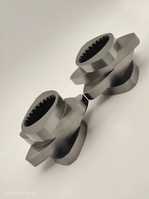 مقاومت در برابر خوردگی دو پیچ اکستروژر عناصر 12mm 600rpm شبکه بلوک لباس مقاوم