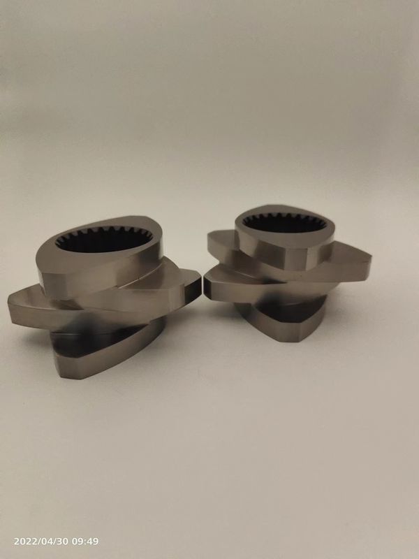 مقاومت در برابر خوردگی دو پیچ اکستروژر عناصر 12mm 600rpm شبکه بلوک لباس مقاوم