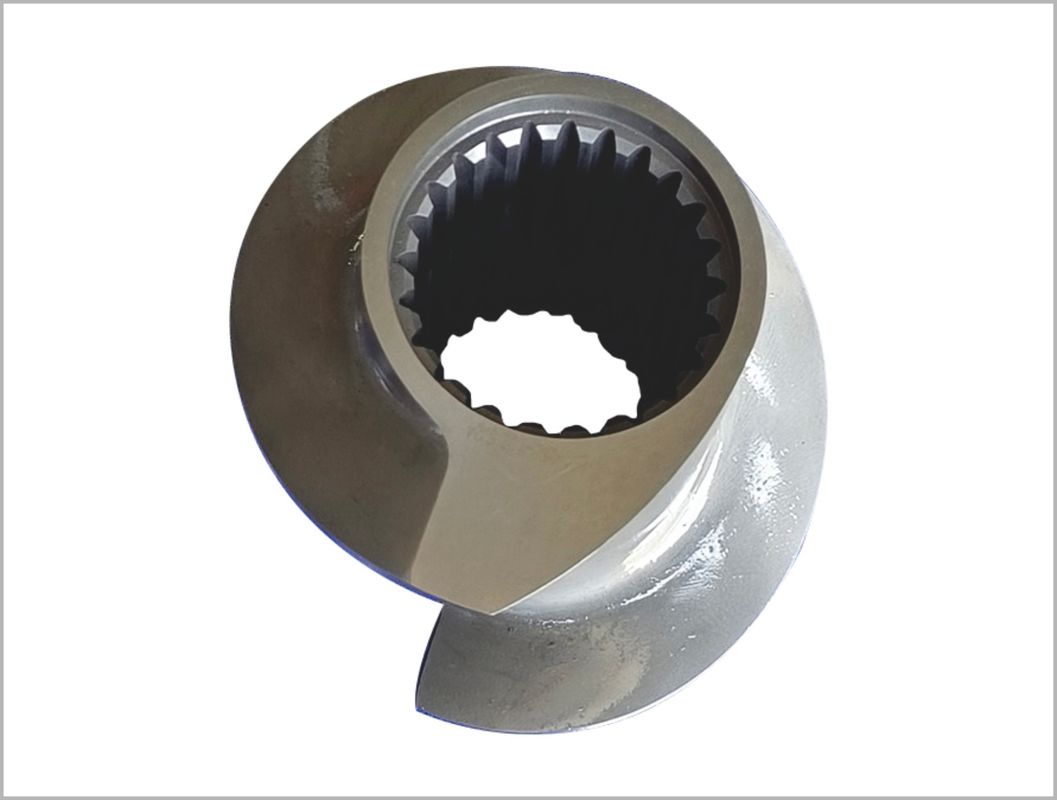 عناصر پیچ 112mm Extruder 6542 مواد برای مواد غذایی بزرگ / میان وعده Extruder Zsk عنصر پیچ نام محصول:112mm Extruder عناصر پیچ 6542 مواد