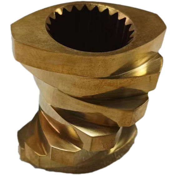 30° 45° 60° 90° زاویه پیچ دو پیچ قطعات اکستروژر برای دسته اصلی