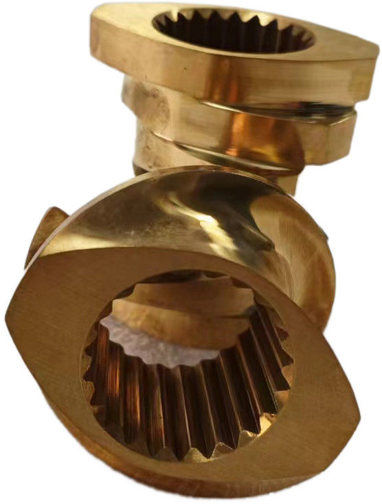 30° 45° 60° 90° زاویه پیچ دو پیچ قطعات اکستروژر برای دسته اصلی