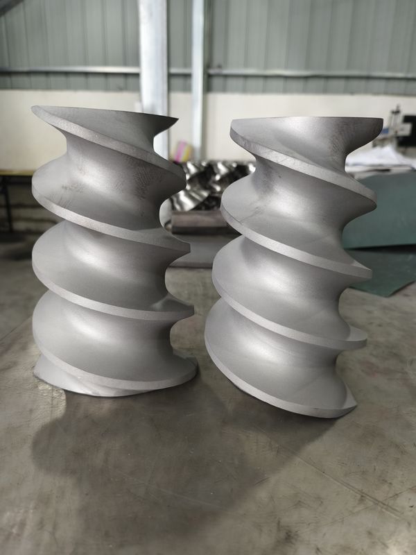 مقاومت در برابر پوشیدن 120mm سوراخ قطر مونتاژ پیچ و بشکه برای قطعات معدنی extruder پلاستیکی حرفه ای