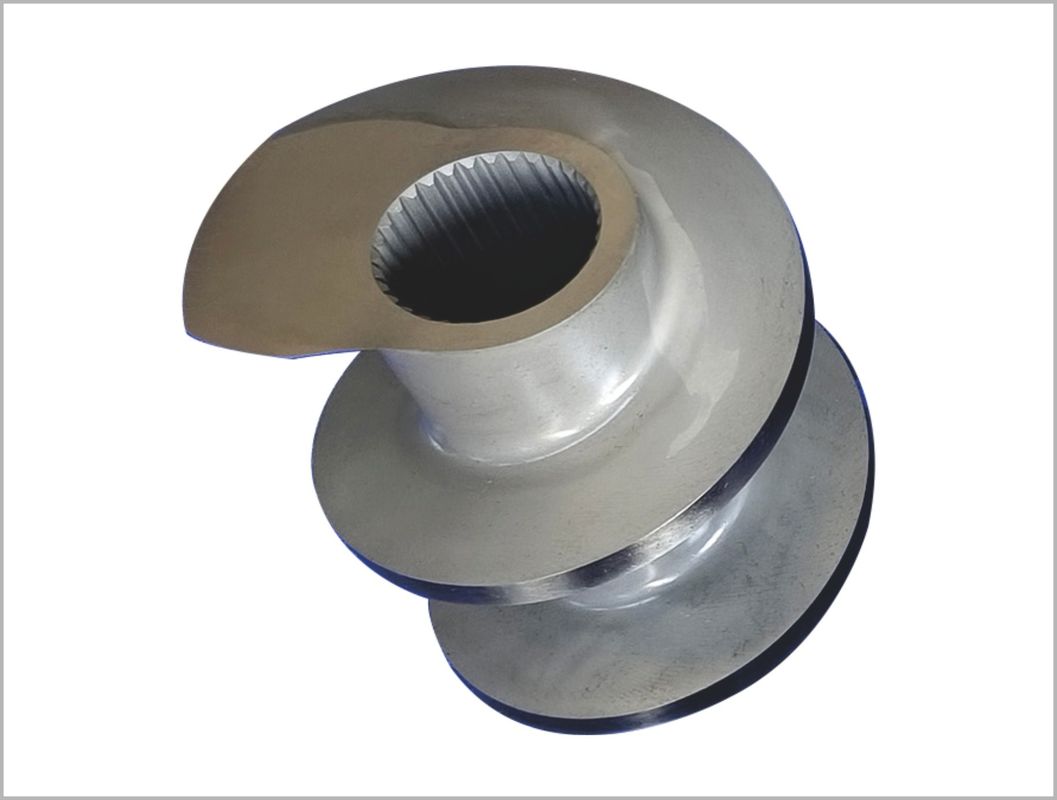 فولاد ضد زنگ SUS440C عناصر دو پیچ اکسترودر برای ماشین اکستروژن مواد غذایی قطعات دو پیچ اکسترودر