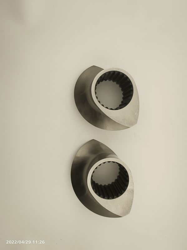 اکسترودر خوراک سفارشی دو پیچ اکسترودر عناصر پیچ برای تولید غذای حیوانات خانگی