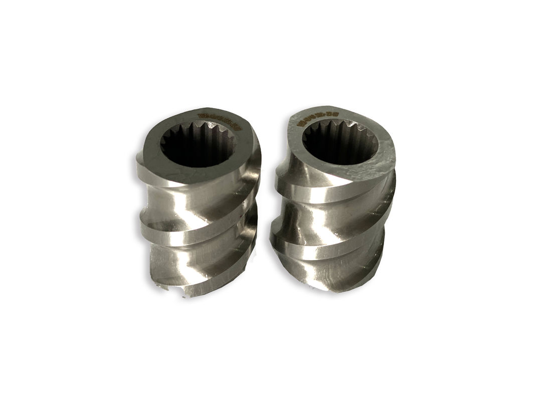 ماشین پلاستیکی 58mm دو پیچ Extruder مستطیل Spline Extruder عناصر پیچ با M 1