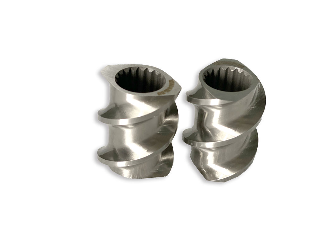 ماشین پلاستیکی 58mm دو پیچ Extruder مستطیل Spline Extruder عناصر پیچ با M 1