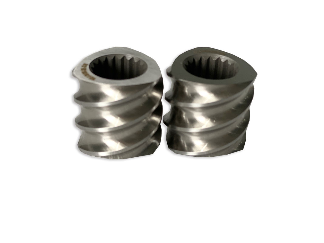 ماشین پلاستیکی 58mm دو پیچ Extruder مستطیل Spline Extruder عناصر پیچ با M 1