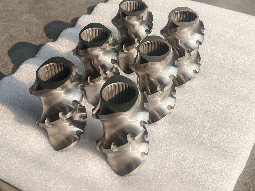 دستگاه اکسترودر دو مارپیچ عناصر پیچ برتر اختلاط و انتقال برای نتایج دقیق