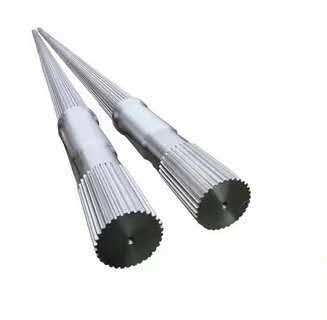 عناصر پیچ های دو قلو اکسترودر ارتعاشی چرخشی برای مواد سفارشی WPC اکسترودر