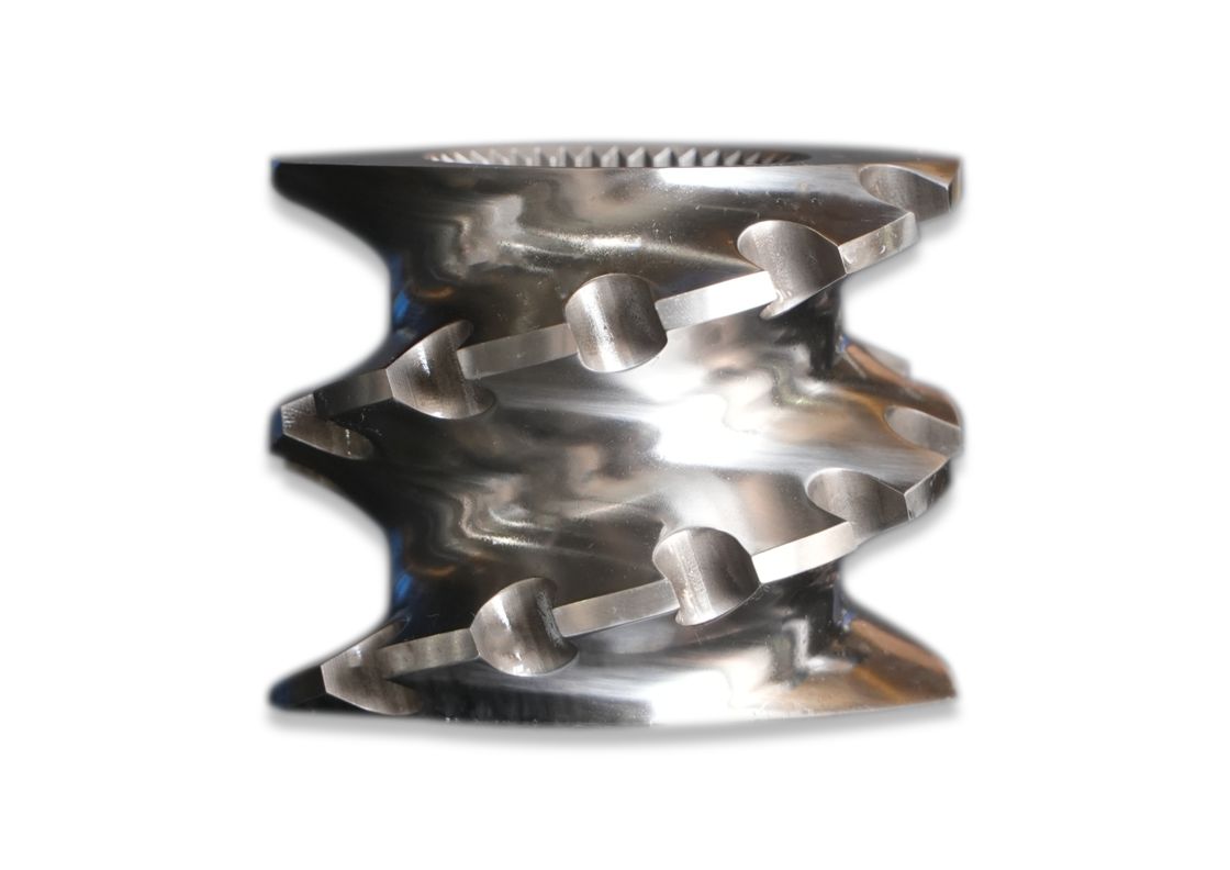 عناصر پیچ PP PE POM PVC PET برای ماشین‌آلات پلاستیک دو مارپیچ هم‌چرخشی