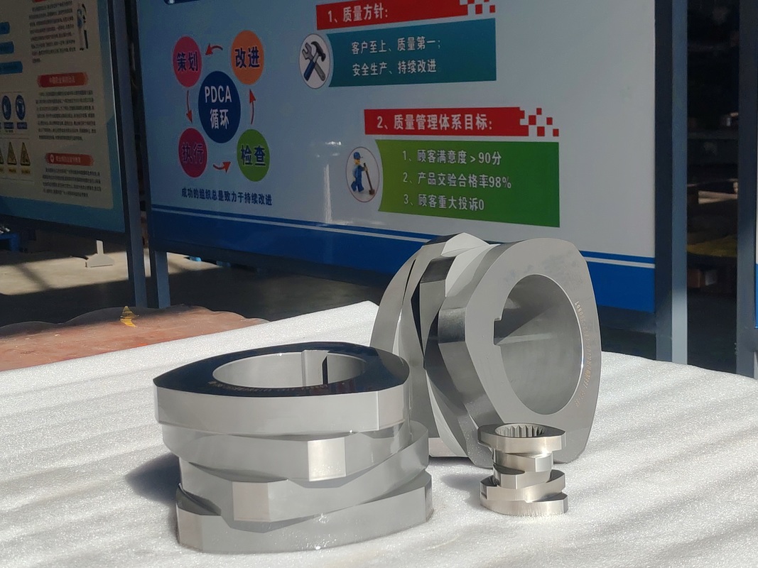 عناصر ماردون اکسترودر دو مارپیچ SZK 250 با گواهینامه ISO 9001 و گزینه های سفارشی