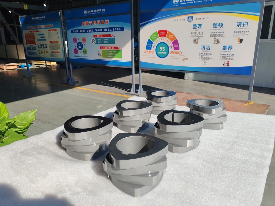 عناصر ماردون اکسترودر دو مارپیچ SZK 250 با گواهینامه ISO 9001 و گزینه های سفارشی