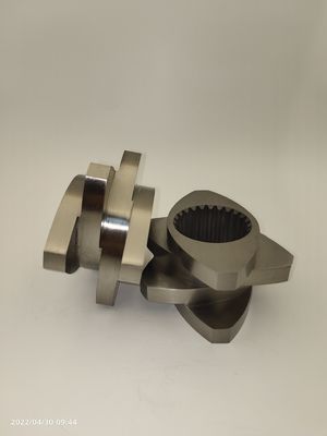دو پیچ EXTRUDER Elemenet Kneading بلوک شبکه بلوک خوردگی و لباس مقاوم