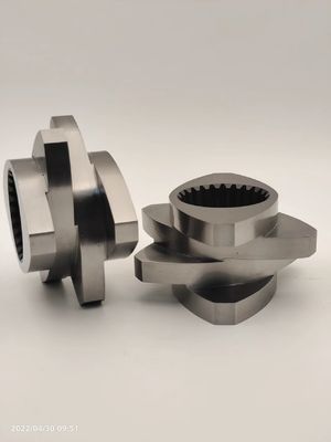 Leistritz Zse60 Co-Rotating Twin Screw Extruder Screw Elements Diameter 59.6 mm