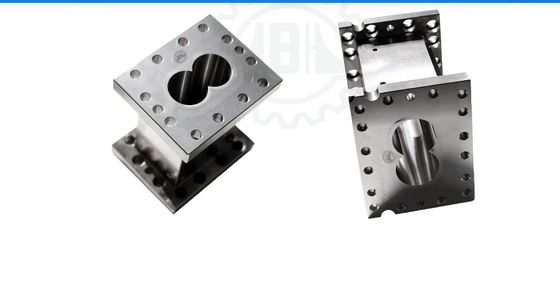 با دقت بالا دو پیچ بشکه Tungsten Carbide مقاوم به لباس مقاوم به خوردگی