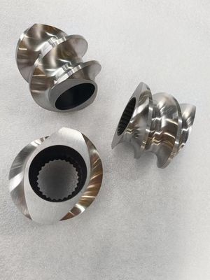 500kg/H - 1200kg/H دو پیچ اکسترودر عناصر عنصر پیچ ISO90001 برای Extruders حالت