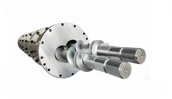 مقاومت در برابر پوشیدن 118mm سوراخ قطر مونتاژ پیچ و بشکه برای ماهی مواد غذایی Extruder قطعات معدنی حرفه ای