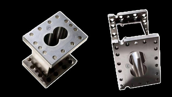 بشکه برای Ze62 Berstorff دو پیچ Extruder با هیپ آلیاژ فولاد داخلی