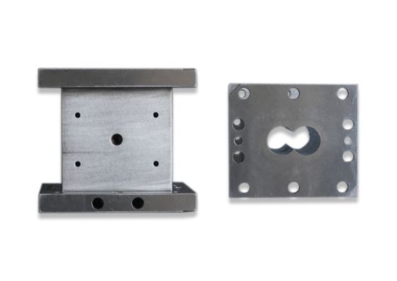 قالب‌های CTE 75 بشکه‌ای سفارشی برای دستگاه اکسترودر دوپیچ در خط اکستروژن پلاستیک