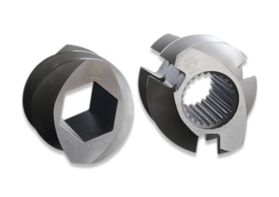 قطعات یدکی اکسترودر Coperion Berstorff Keya Jsw - بشکه ها، المان های پیچ، شفت ها، آلیاژ و سفارشی طبق نیاز