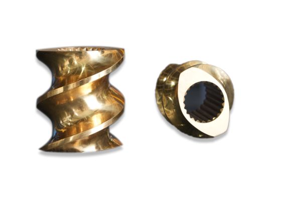 35/52/65/75/85/95mm قطر مرکز مواد سفارشی عنصر پیچ و بشکه برای قطعات ماشین اکسترودر نوع CTE