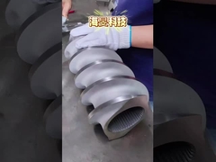 عناصر پیچ PP PE POM PVC PET برای ماشین‌آلات پلاستیک دو مارپیچ هم‌چرخشی