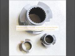 عملیات حرارتی کوئنچ خلاء عناصر اکسترودر دو مارپیچ قابل تنظیم و همه کاره برای تولید